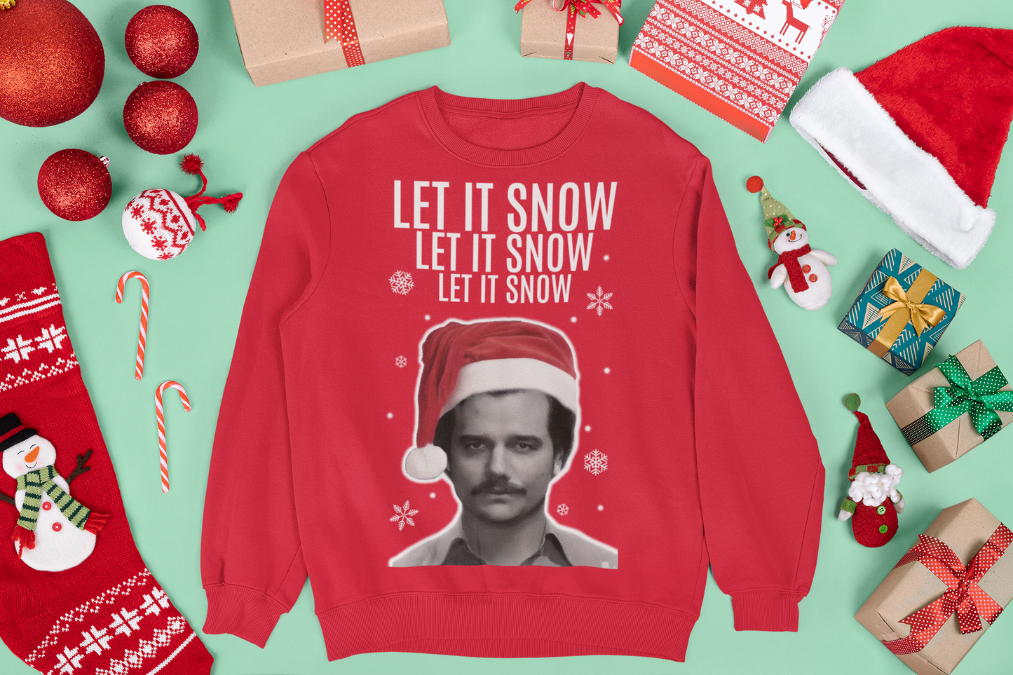 PABLO ESCOBAR CHRISTMAS JUMPER
