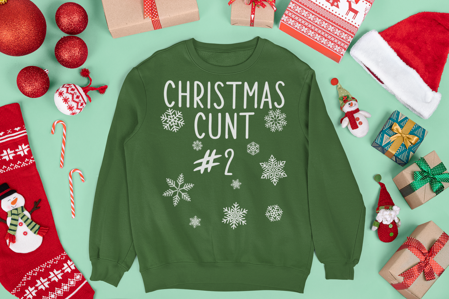 CHRISTMAS CUNT MATCHING JUMPERS