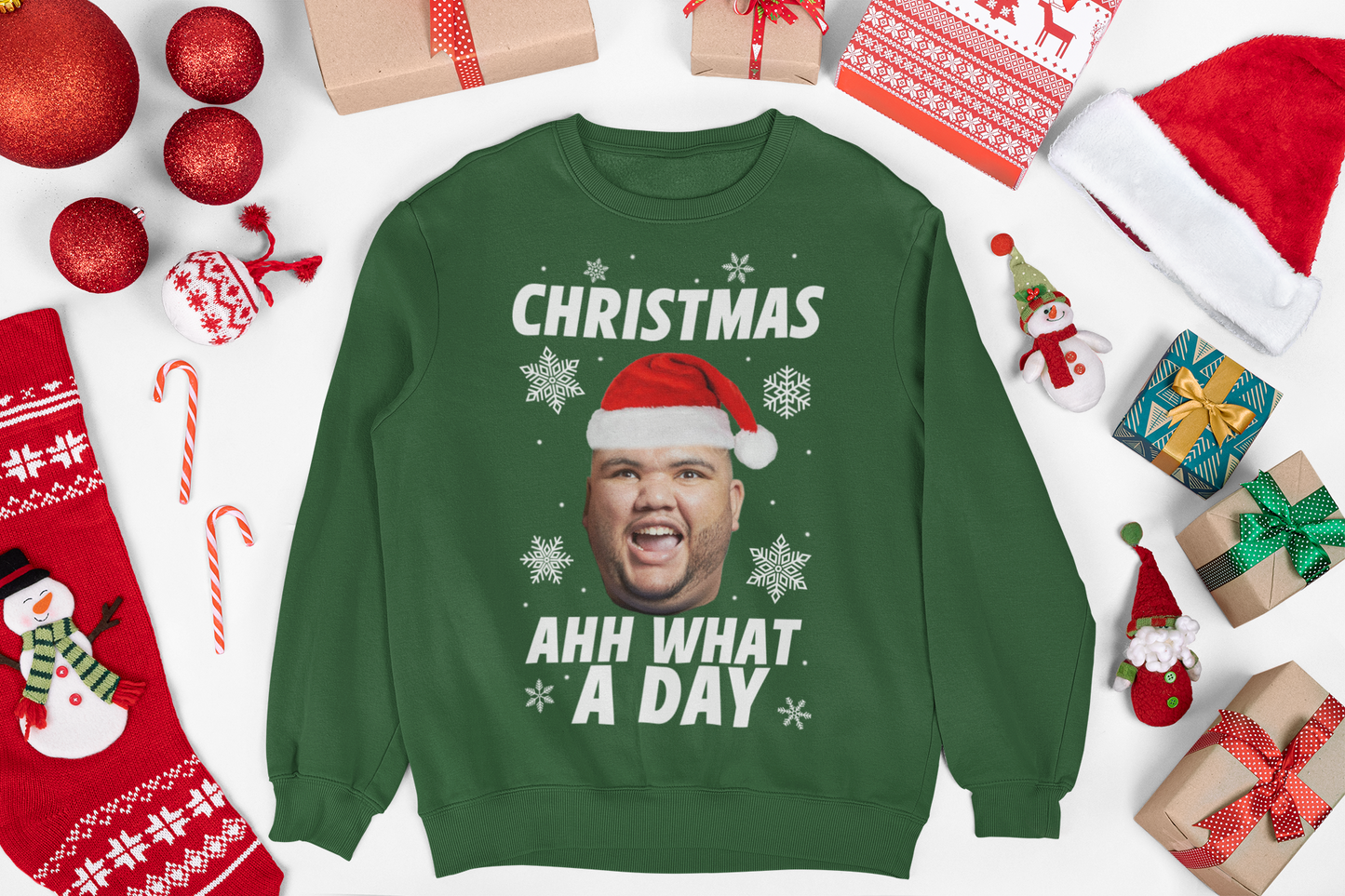 Celebrate Christmas in style with the Harvey Price Christmas Jumper. A perfect blend of comfort and festive cheer. Get yours today, available now in the UK!