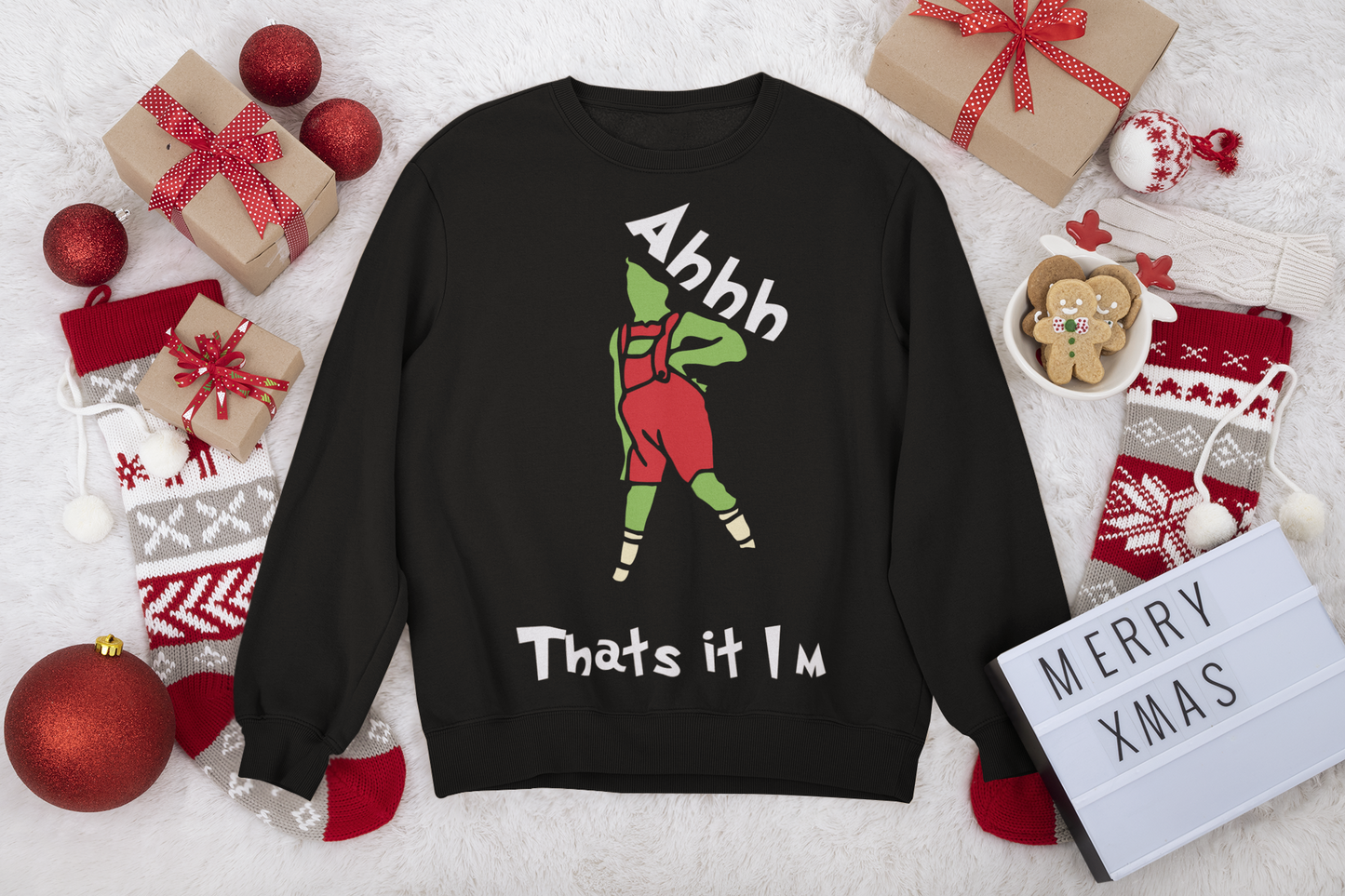 THE GRINCH MATCHING CHRISTMAS SWEATERS