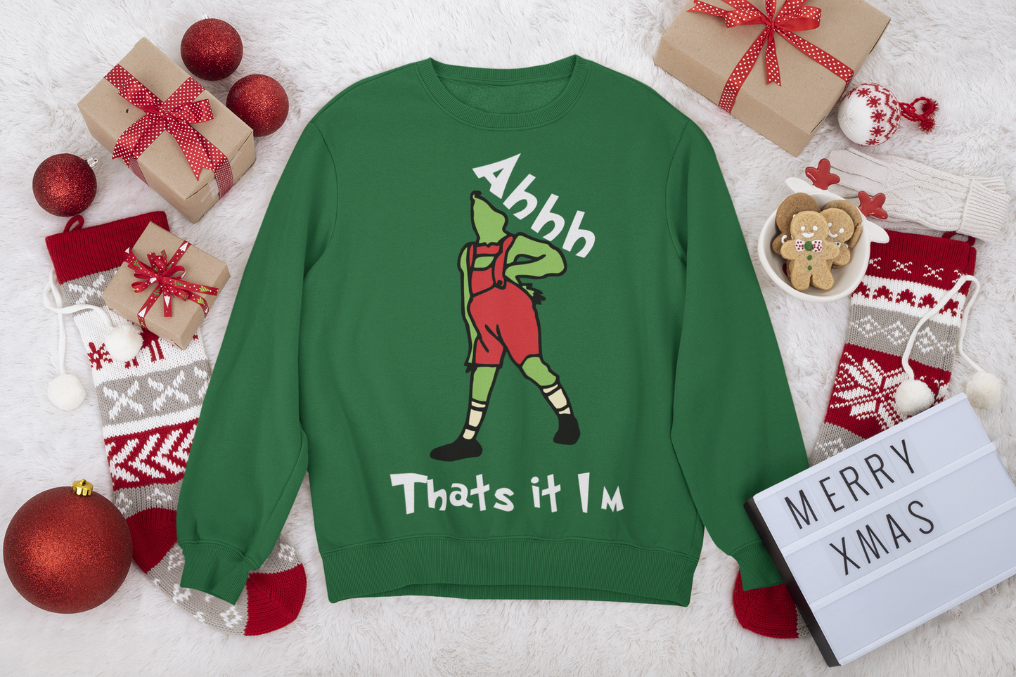 THE GRINCH MATCHING CHRISTMAS SWEATERS