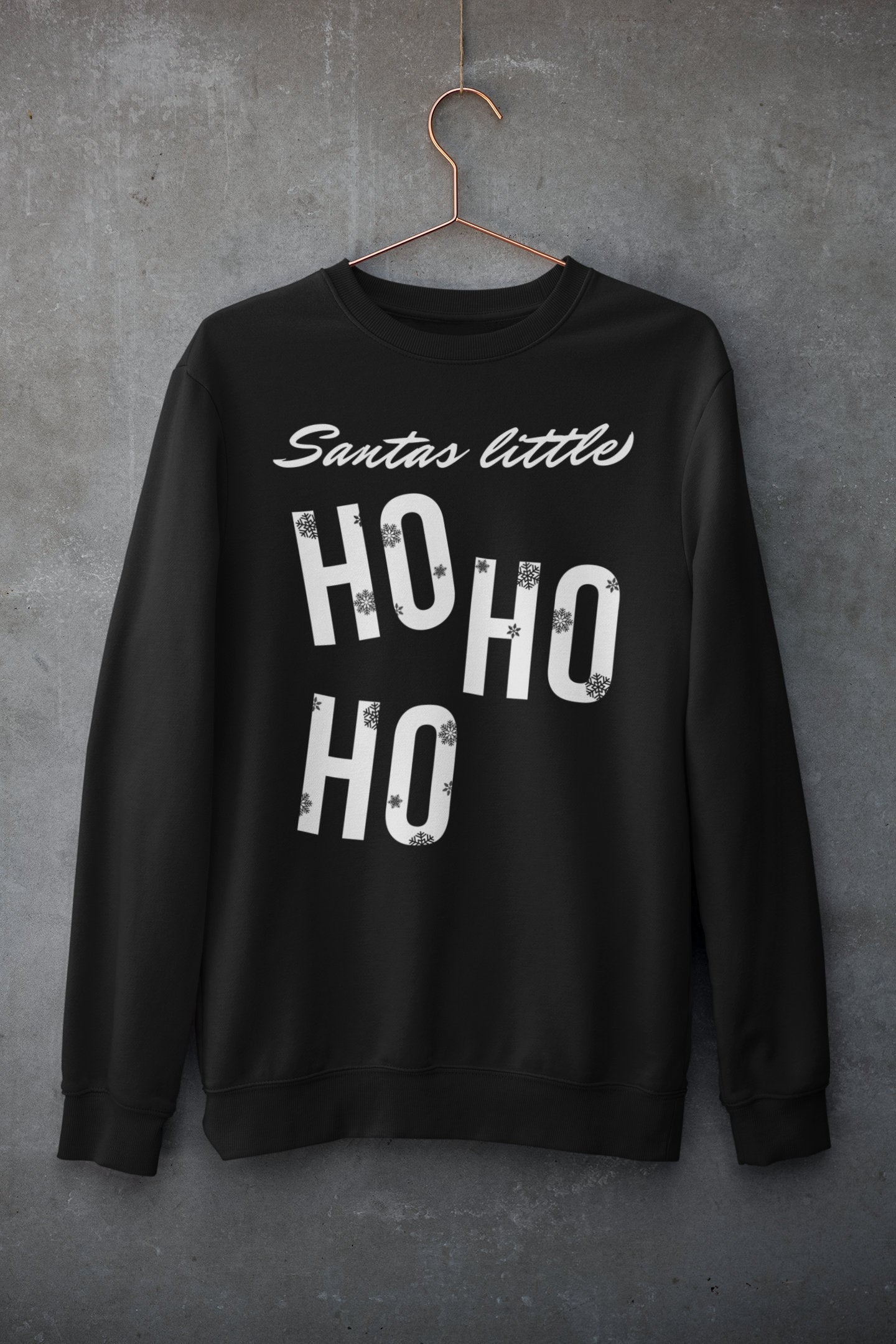 SANTA'S LITTLE HO HO HO CHRISTMAS JUMPER