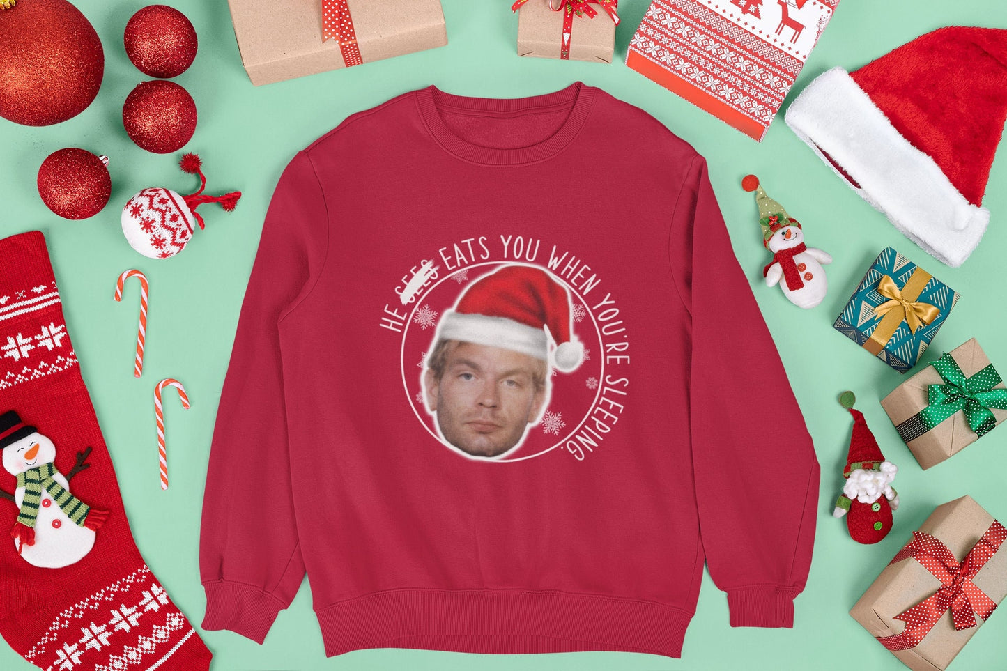 JEFFREY DAHMER CHRISTMAS JUMPER