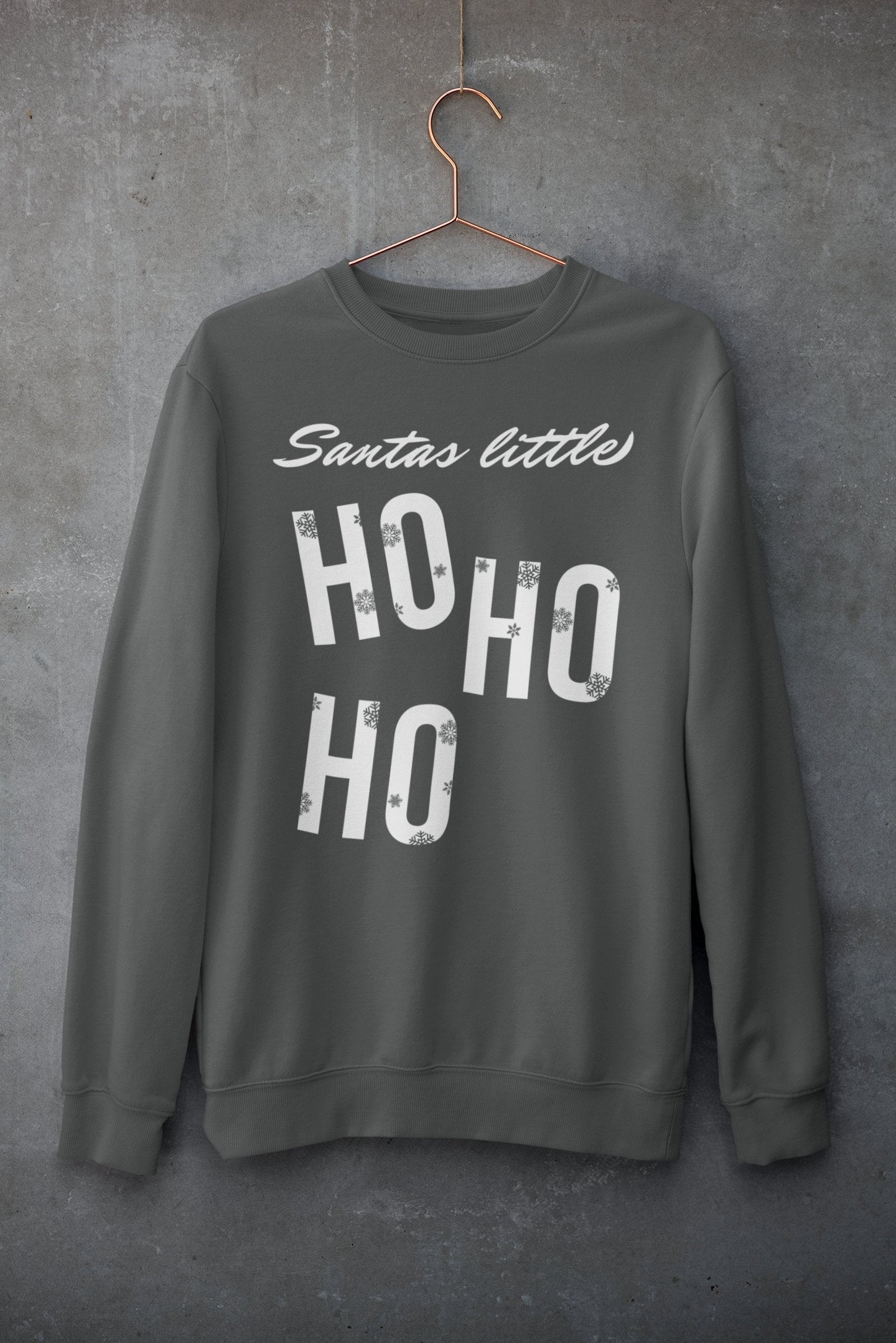 SANTA'S LITTLE HO HO HO CHRISTMAS JUMPER