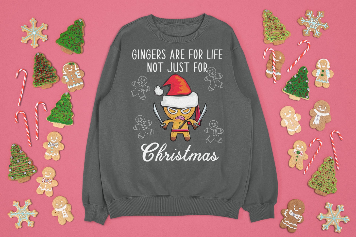 GINGERS ARE FOR LIFE NOT JUST FOR CHRISTMAS JUMPER
