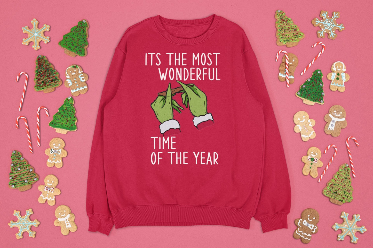 THE MOST WONDERFUL TIME OF THE YEAR CHRISTMAS JUMPER