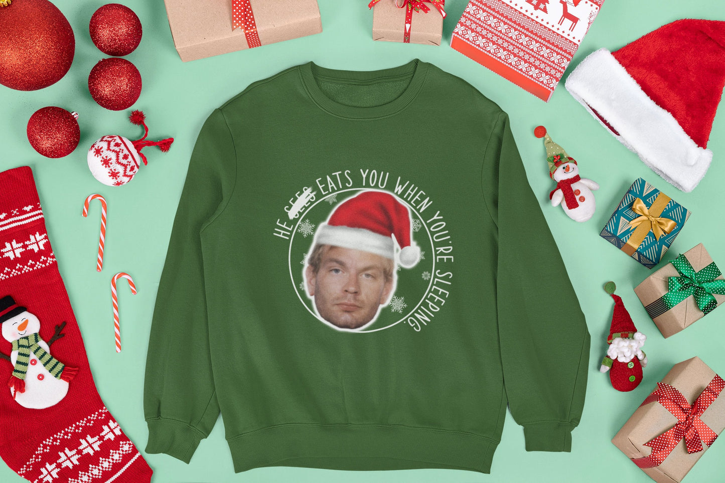 JEFFREY DAHMER CHRISTMAS JUMPER