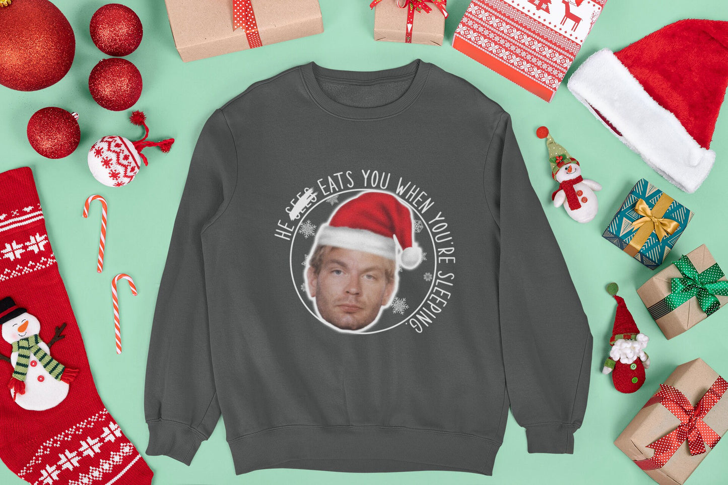 JEFFREY DAHMER CHRISTMAS JUMPER
