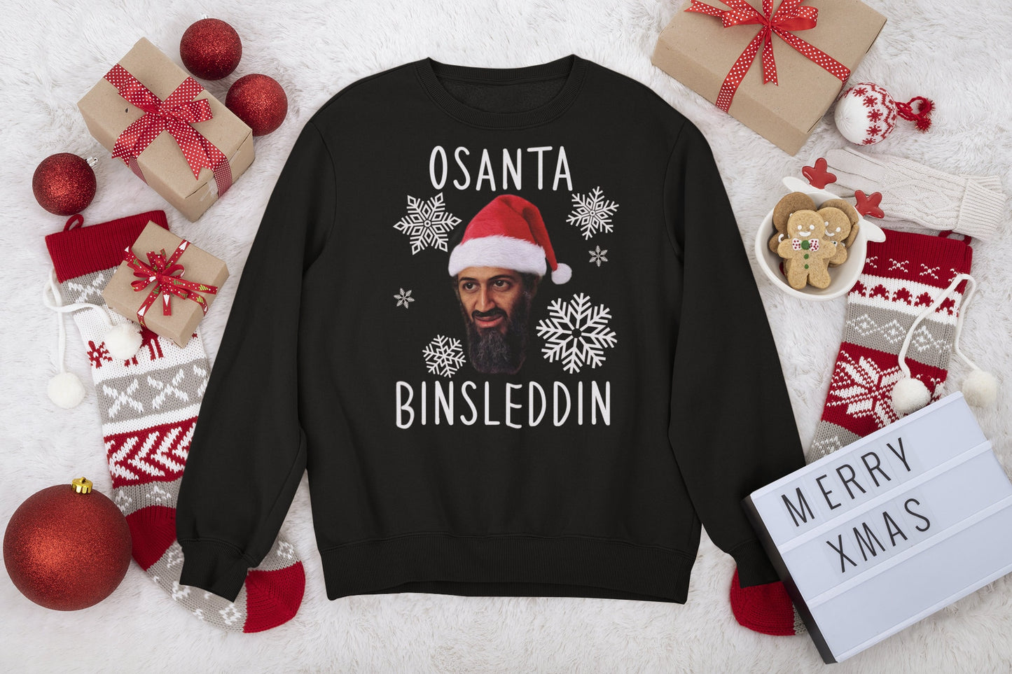 OSANTA BINSLEDDIN CHRISTMAS JUMPER