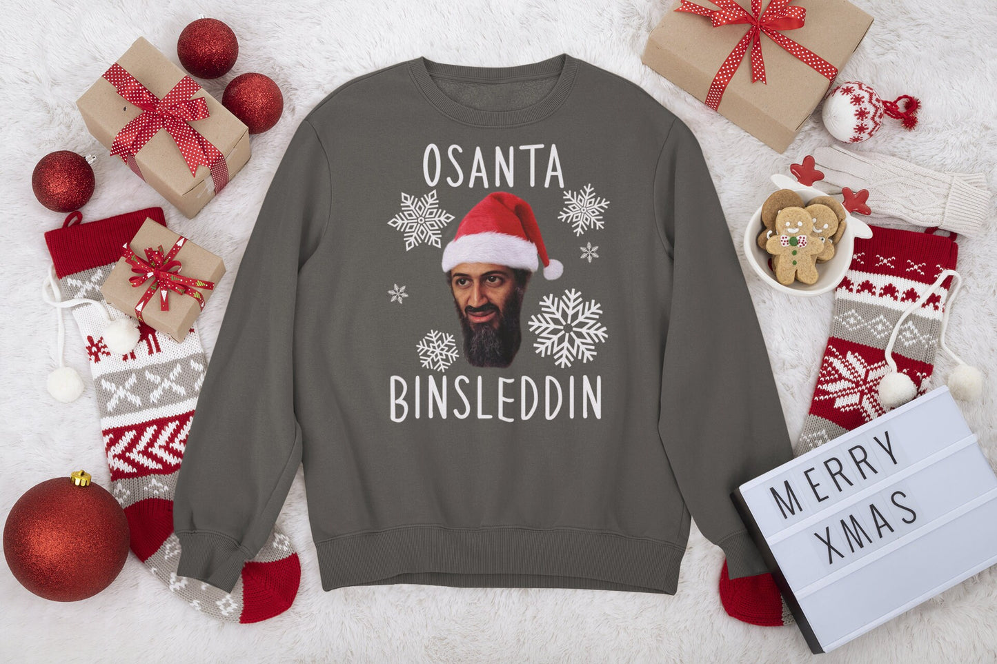 OSANTA BINSLEDDIN CHRISTMAS JUMPER