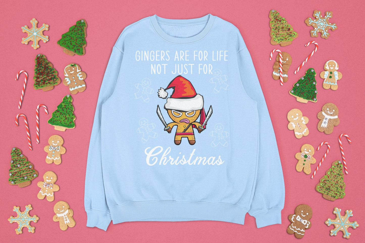 GINGERS ARE FOR LIFE NOT JUST FOR CHRISTMAS JUMPER