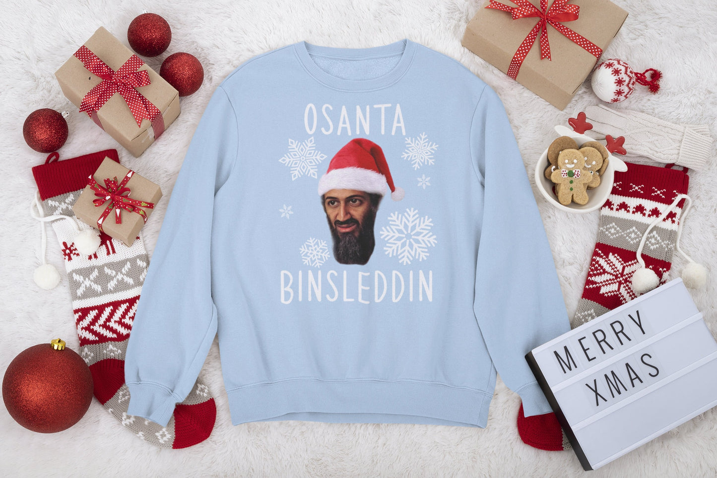 OSANTA BINSLEDDIN CHRISTMAS JUMPER