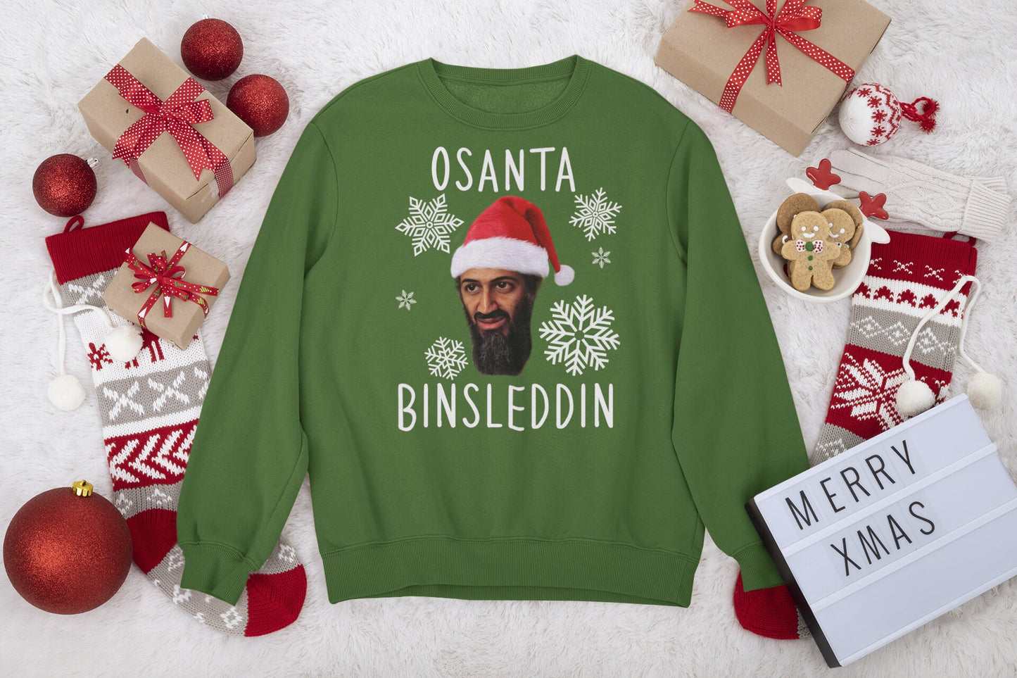 OSANTA BINSLEDDIN CHRISTMAS JUMPER