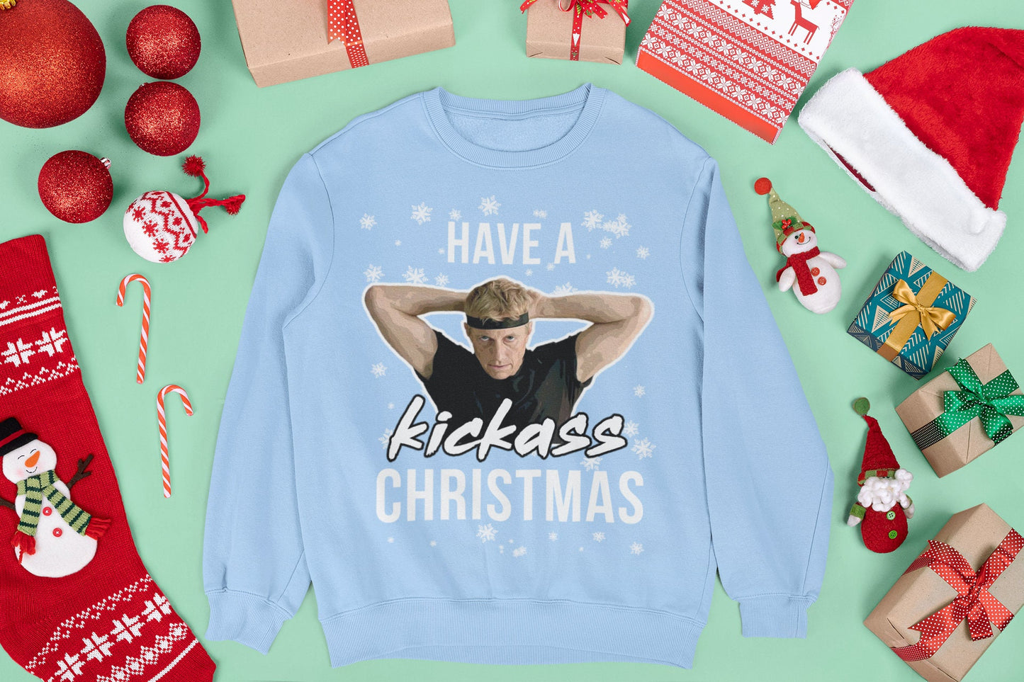 COBRA KAI INSPIRED CHRISTMAS JUMPER