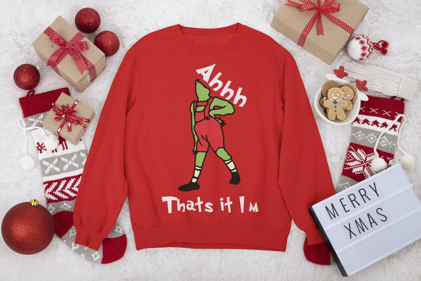 THE GRINCH MATCHING CHRISTMAS SWEATERS