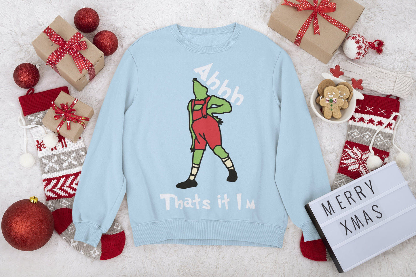 THE GRINCH MATCHING CHRISTMAS SWEATERS