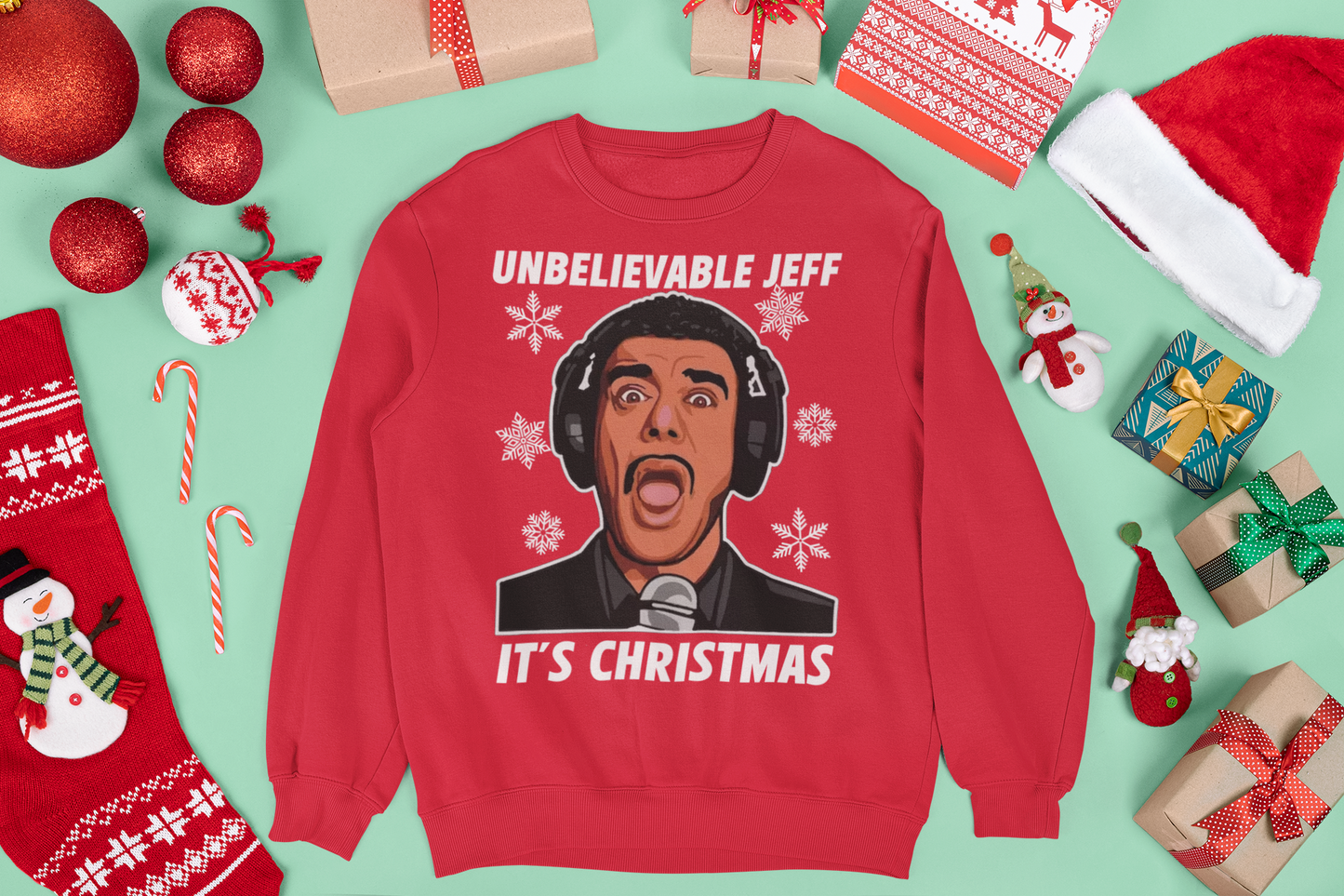CHRIS KAMARA CHRISTMAS JUMPER