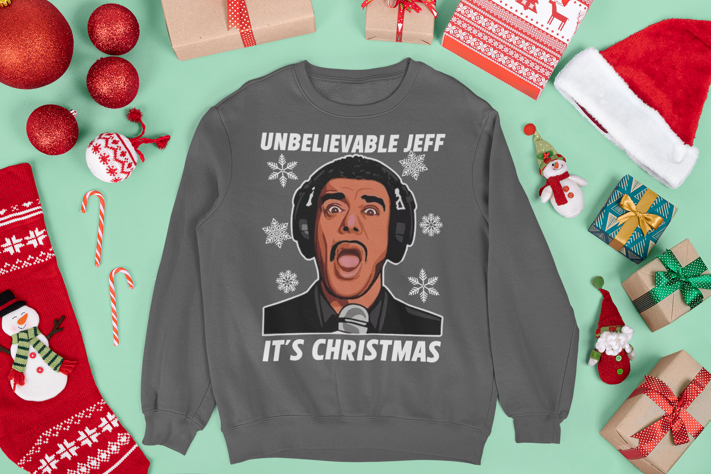 CHRIS KAMARA CHRISTMAS JUMPER