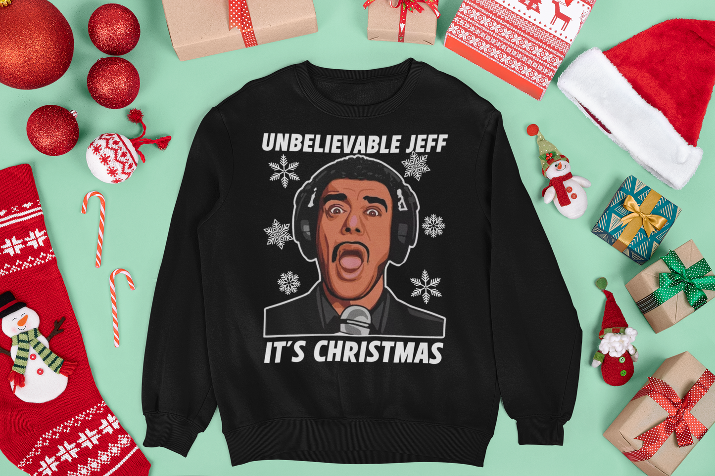 CHRIS KAMARA CHRISTMAS JUMPER