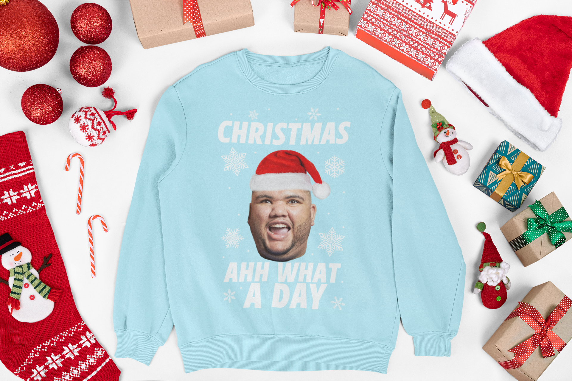 Celebrate Christmas in style with the Harvey Price Christmas Jumper. A perfect blend of comfort and festive cheer. Get yours today, available now in the UK!