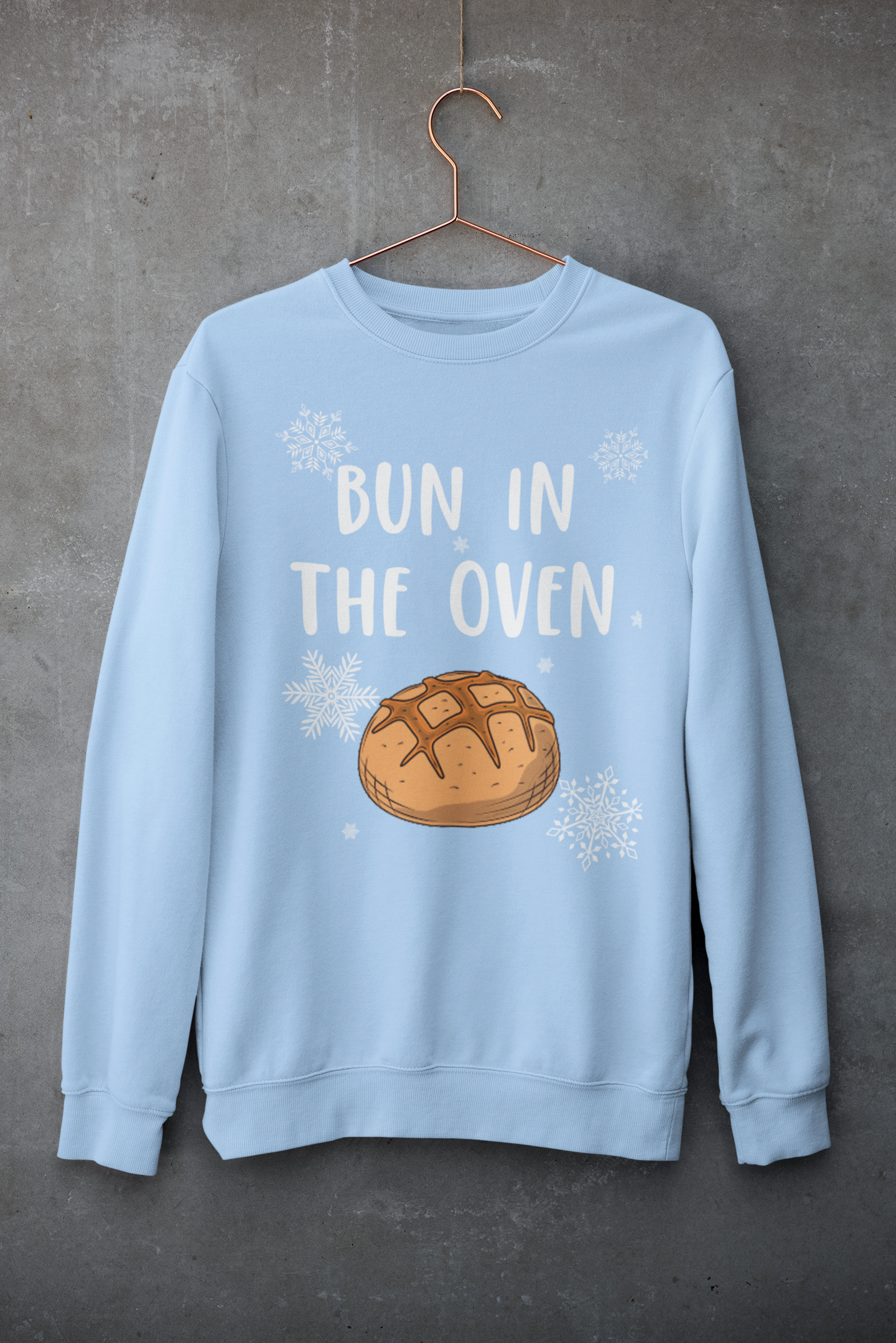 BUN IN THE OVEN CHRISTMAS JUMPER