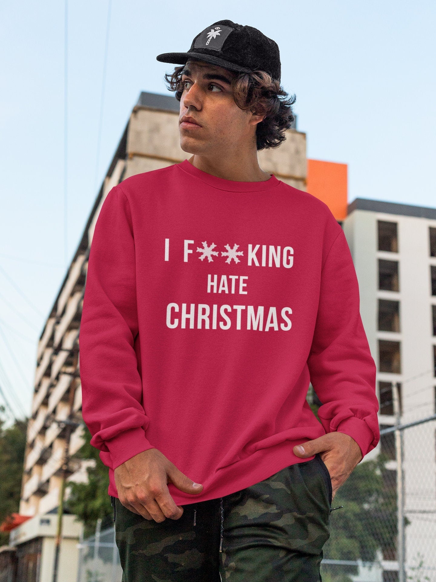 I F**KING HATE CHRISTMAS JUMPER