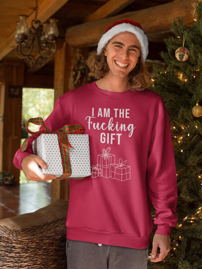 I AM THE FUCKING GIFT CHRISTMAS JUMPER