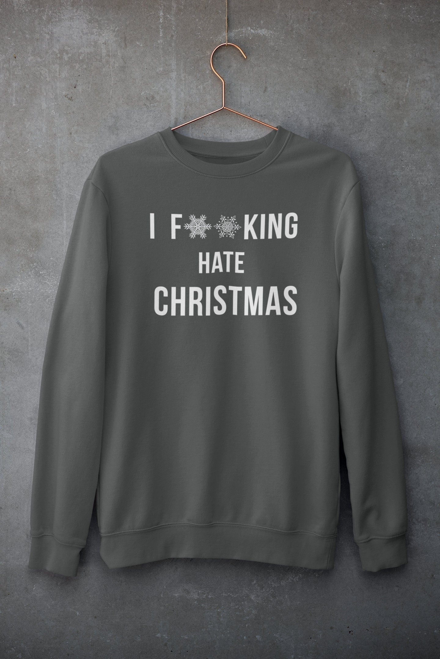 I F**KING HATE CHRISTMAS JUMPER