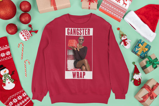 SNOOP GANSTER WRAP CHRISTMAS JUMPER