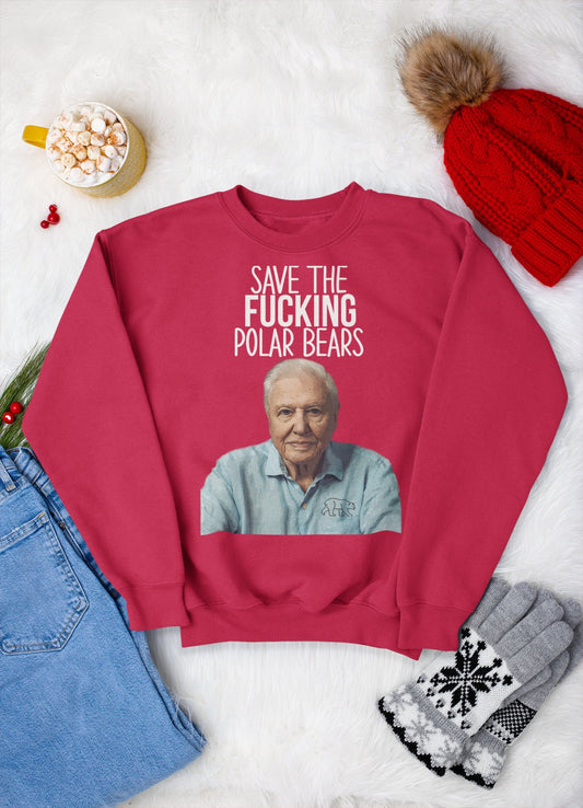 DAVID ATTENBOROUGH CHRISTMAS JUMPER