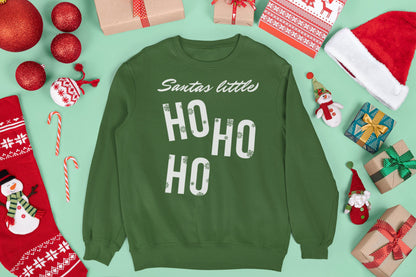 SANTA'S LITTLE HO HO HO CHRISTMAS JUMPER