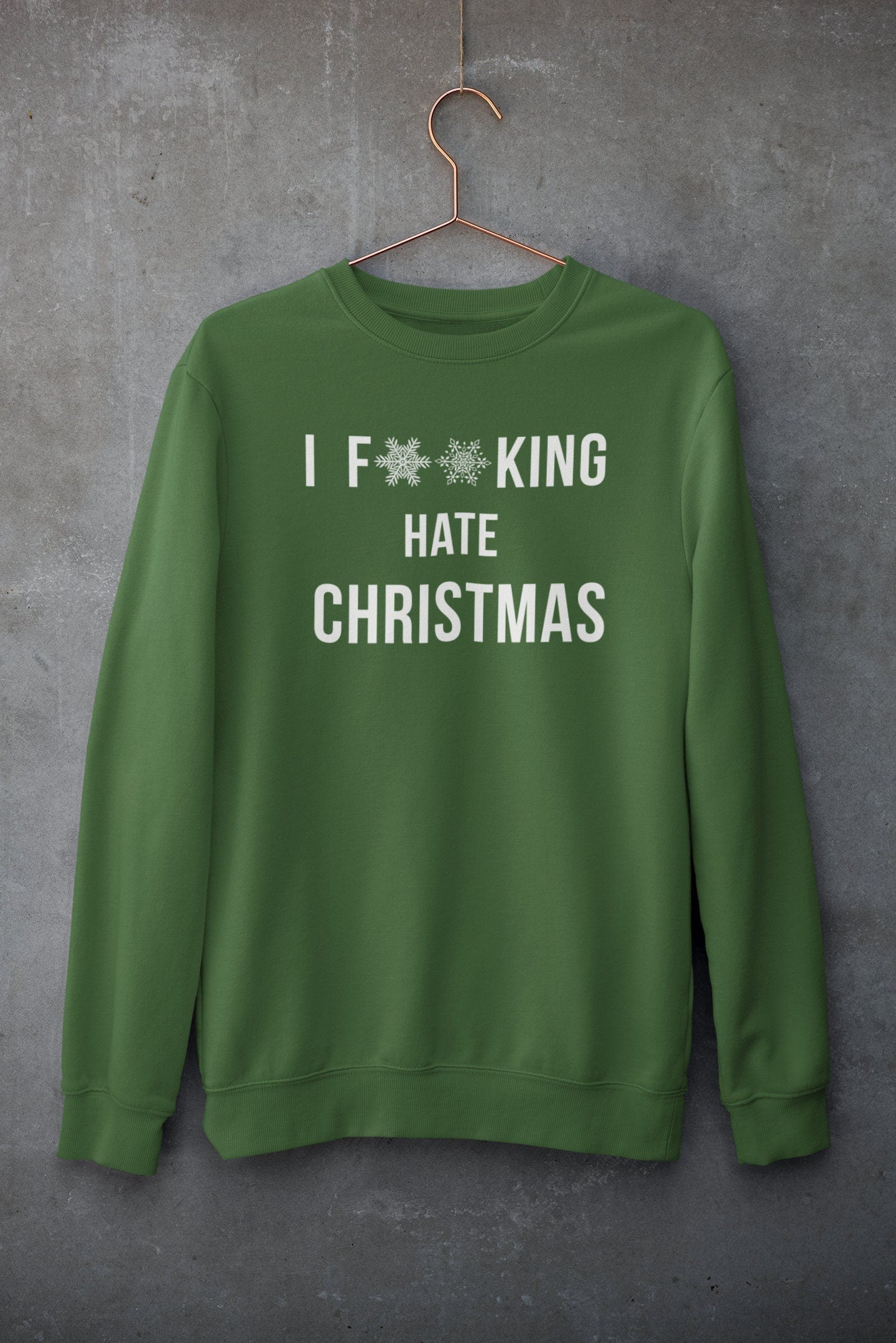 I F**KING HATE CHRISTMAS JUMPER