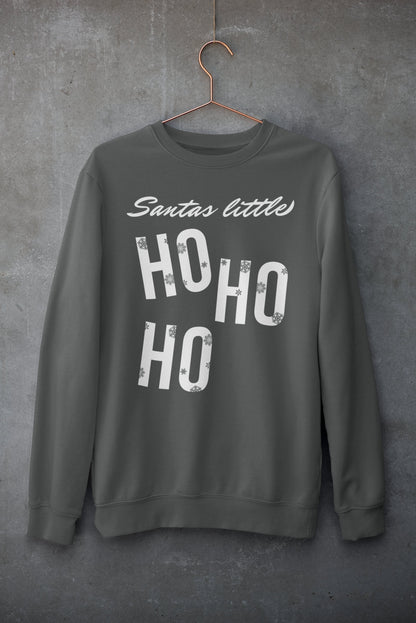 SANTA'S LITTLE HO HO HO CHRISTMAS JUMPER