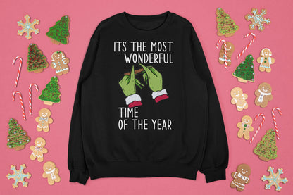 THE MOST WONDERFUL TIME OF THE YEAR CHRISTMAS JUMPER