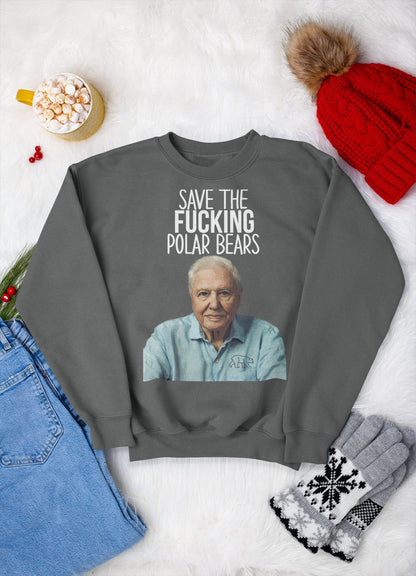 DAVID ATTENBOROUGH CHRISTMAS JUMPER