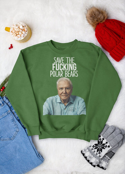 DAVID ATTENBOROUGH CHRISTMAS JUMPER