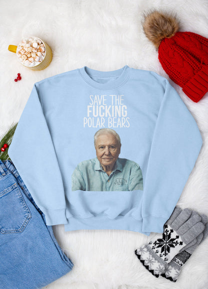 DAVID ATTENBOROUGH CHRISTMAS JUMPER