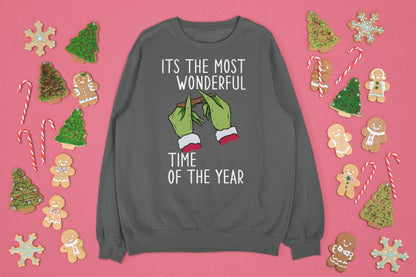 THE MOST WONDERFUL TIME OF THE YEAR CHRISTMAS JUMPER