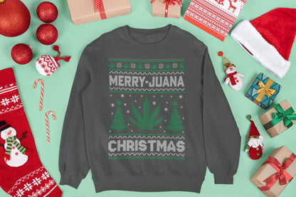 MERRY-JUANA CHRISTMAS JUMPER