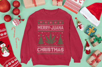 MERRY-JUANA CHRISTMAS JUMPER