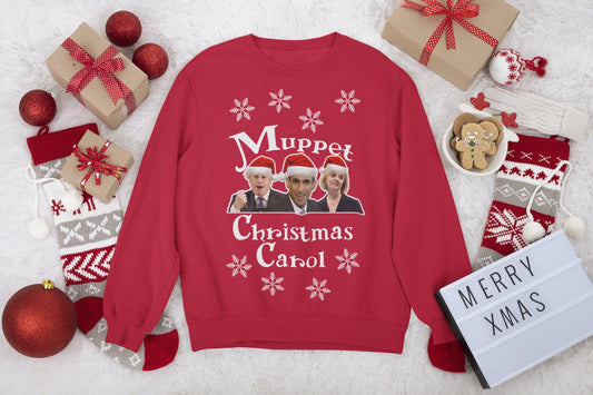 TORY MUPPET CHRISTMAS CAROL CHRISTMAS JUMPER