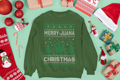 MERRY-JUANA CHRISTMAS JUMPER
