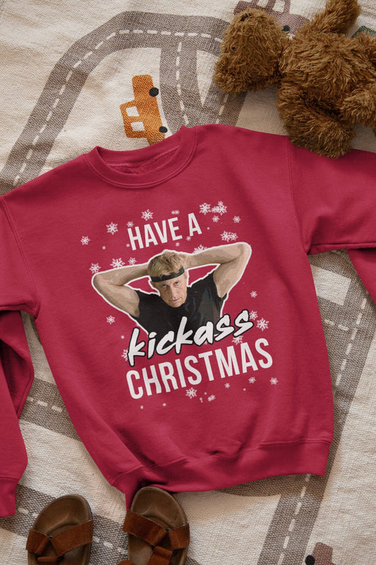 Children's Cobra Kai Inspired Christmas Jumper